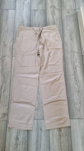 Mens linen blend trousers - mens,
