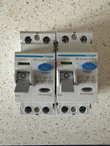 Hager 100amp 30ma double - hager,