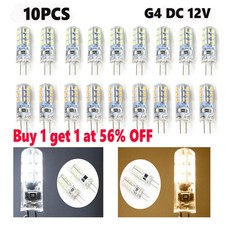 10PCS G4 LED Bulbs Capsule Replace Halogen Bulb DC 12V SMD Light Corn Bulb Lamp