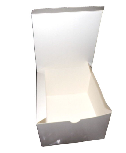 New white cardboard - white, top