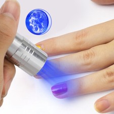 Portable Mini LED UV Gel Curing Lamp Light Dryer Fast Cure Nail Flashlight Torch