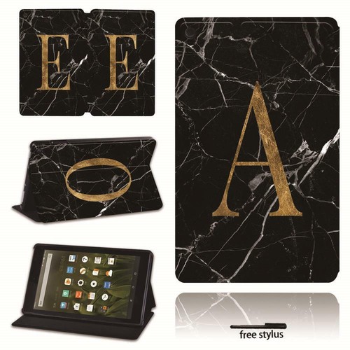 Initials leather stand - leather, cover