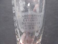 Vintage Meadowcroft Blackburn Distillers chemist glass measuring cylinder jug