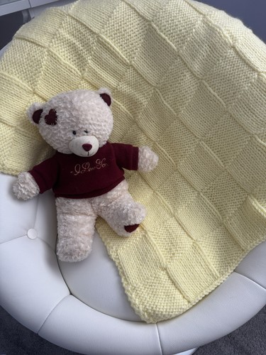 Hand knitted with love - with, baby