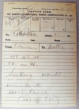 MODERN TITANIC POSTCARD Call