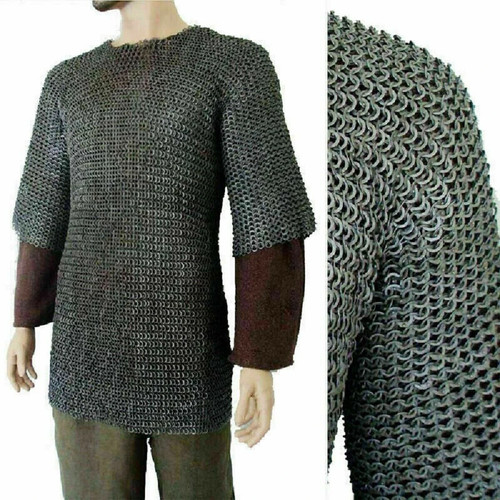 Chainmail shirt flat riveted - flat,