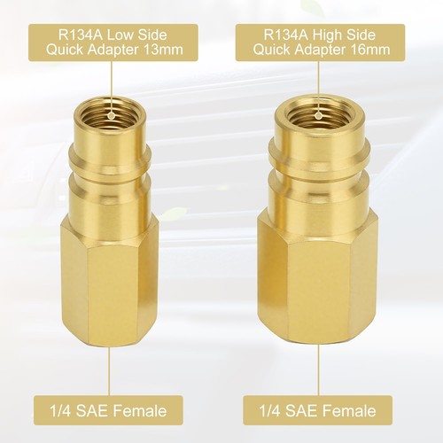 Pcs r134a adapter 4 sae - 2,