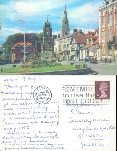 Peter square in ruthin - square,