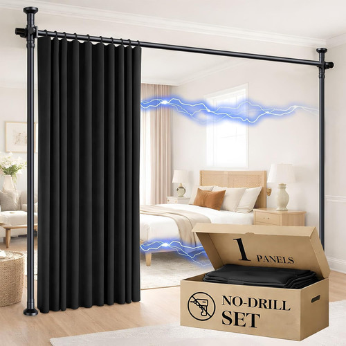 Room divider curtain set - divider,
