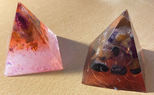 Chakra crystal pyramid - chakra,
