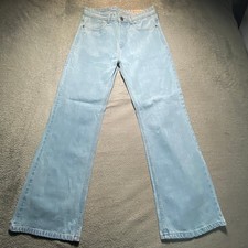 Levi's Jeans Men's W32 L34 Light Blue Slim Fit Flared Denim USA-Made