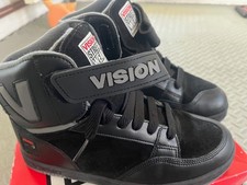 Vision Street Wear 14000 skate shoes high top black size UK8 2009 edition