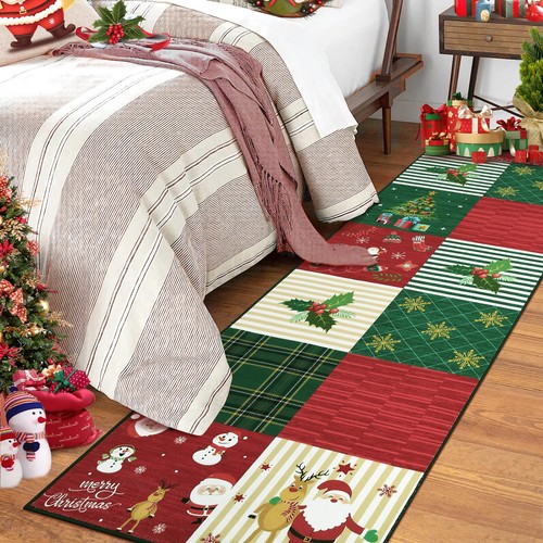 Christmas rug santa reindeer - rug,