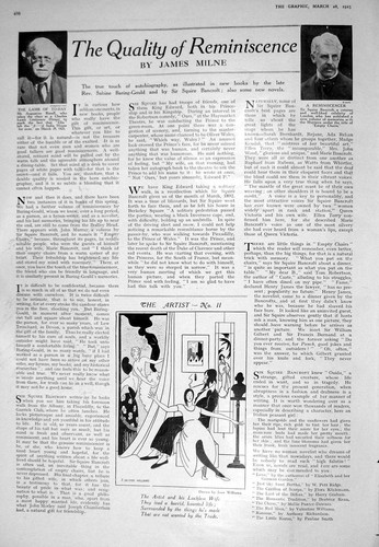 Old print 1925 squire bancroft - print,