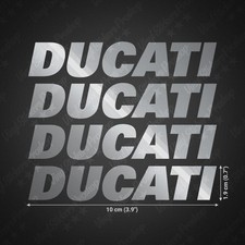 4 DUCATI stickers glossy