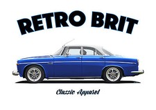 ROVER P5B t-shirt. RETRO BRIT