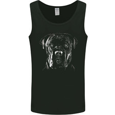 Cane Corso Head Shot Dog Mens Vest Tank Top