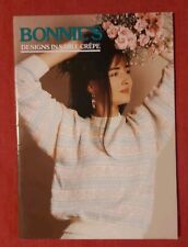 Knitting Machine Pattern Booklet- Bonnie's Designs In Sable Crepe