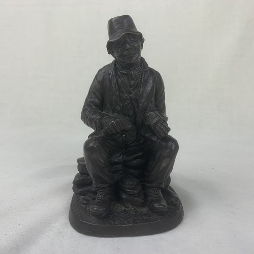 Vintage cold cast - bronze, male