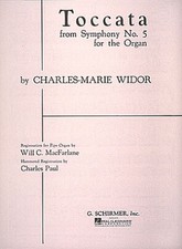 Toccata (from Symphony No. 5) Charles-Marie Widor Organ Book [Sof