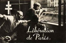 WWII RPPC Liberation of Paris