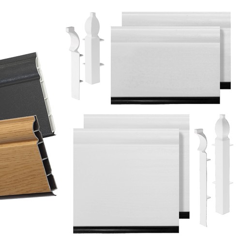 Upvc roomline plastic skirting - upvc,