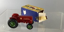 LESNEY MATCHBOX KING SIZE #K4 McCORMICK INTERNATIONAL B250 USED TRACTOR POOR BOX