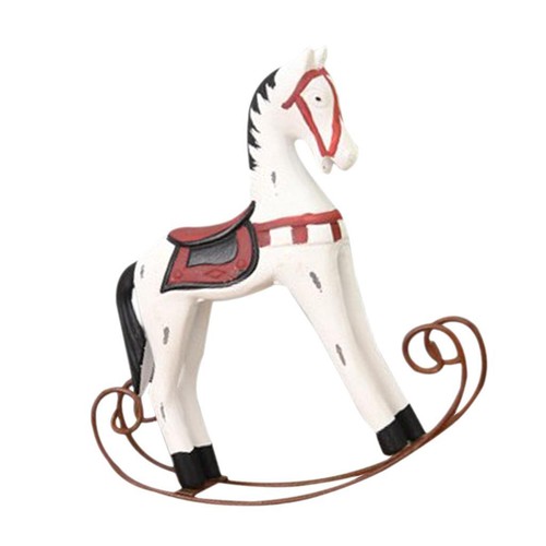 European wooden rocking horse - european,