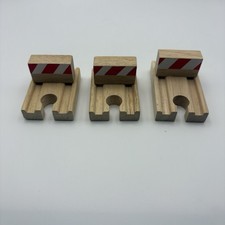 Wooden Train Track Road End