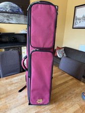 Tom & Will tenor trombone soft case / gig bag. Dark red, excellent condition
