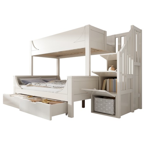 Kids bunk bed staircase - bed,