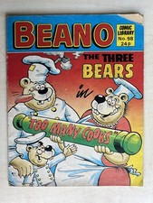 Vintage 1986 -  Beano Comic Library - No 98 - The Three Bears