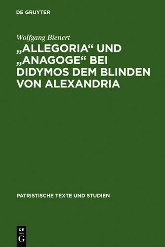 Allegoria und anagoge bei - und, "anagoge"