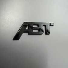 ABT Gloss Black Badge Small Rear Tailgate Boot VW SEAT AUDI SKODA 