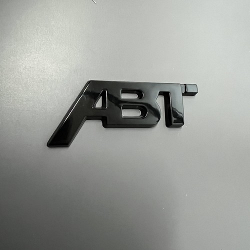 Abt gloss black badge small - abt,