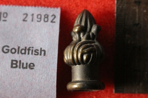 35mm ornate brass screw cap - 35mm,