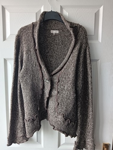 Matalan brown fleck cardigan - brown,