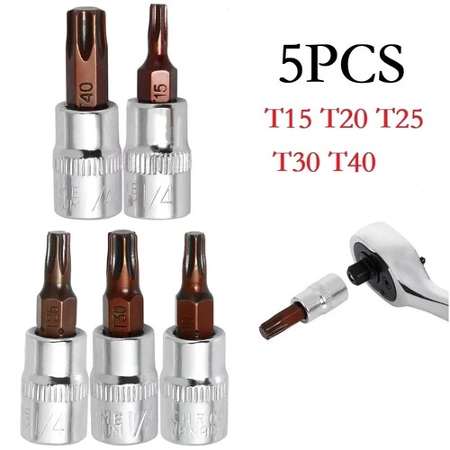 5pcs inch drive - inch, t30