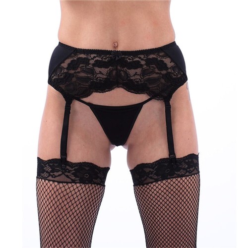 Deep lace suspender - deep, belt