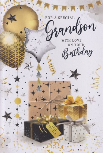 Grandson birthday greeting - grandson,
