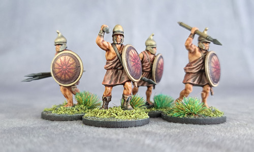Painted agriainian peltasts - painted,