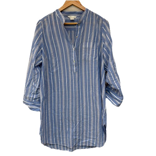 Mama blue striped tunic - mama,