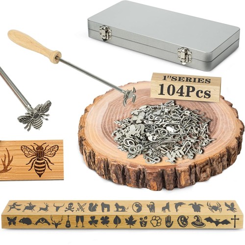 Wood branding iron kit - wood,