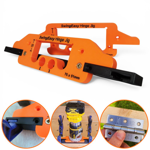 76mm 102mm hinge jig - 102mm, router
