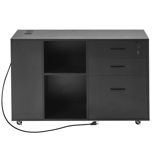 Drawer wooden file cabinet - wooden,