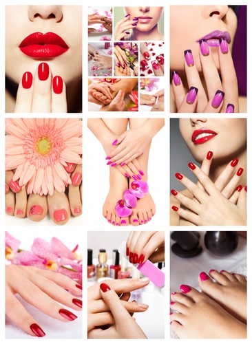 Nail salon beauty posters - nail,