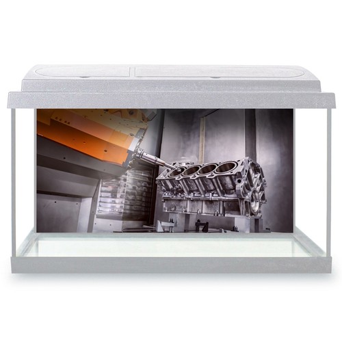 Fish tank background 90x45cm - fish,