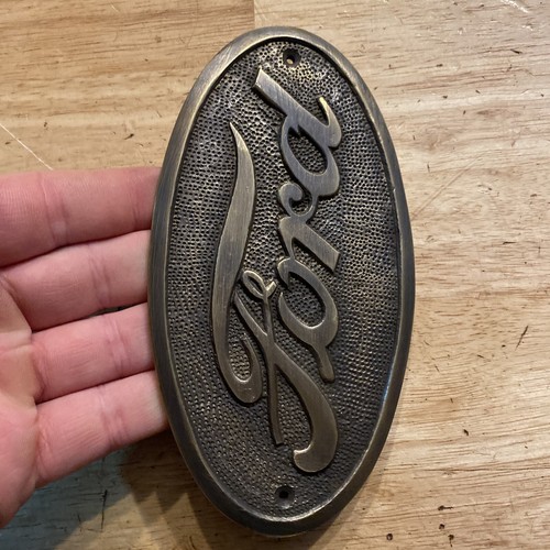 Ford plaque sign patina hotrod - sign,
