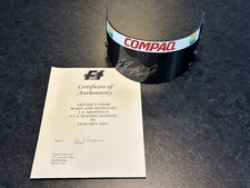 Juan Pablo Montoya Signed Helmet Visor