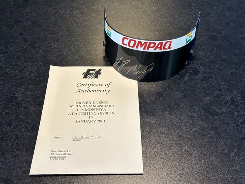 Juan pablo montoya - juan, signed